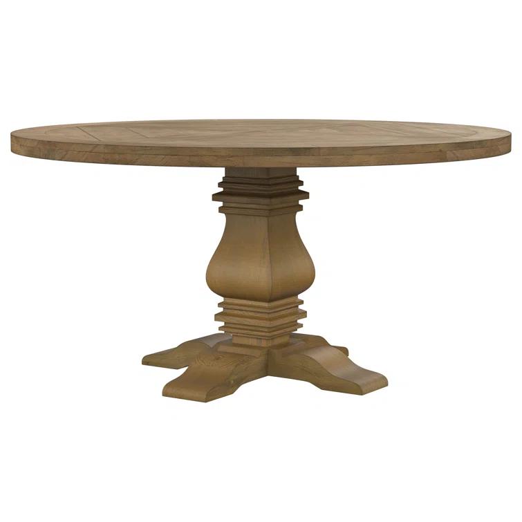 Ophelia & Co. Morriston Round 60-inch Wood Dining Table Rustic Honey