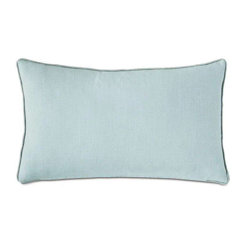 Brentwood Embroidered Cotton Blend Throw Pillow