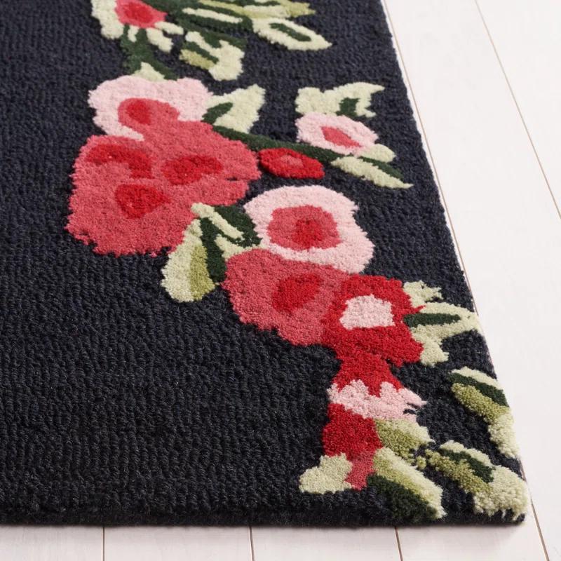 Jardin Hand Tufted 80% Wool And 20% Cotton Floral Rug