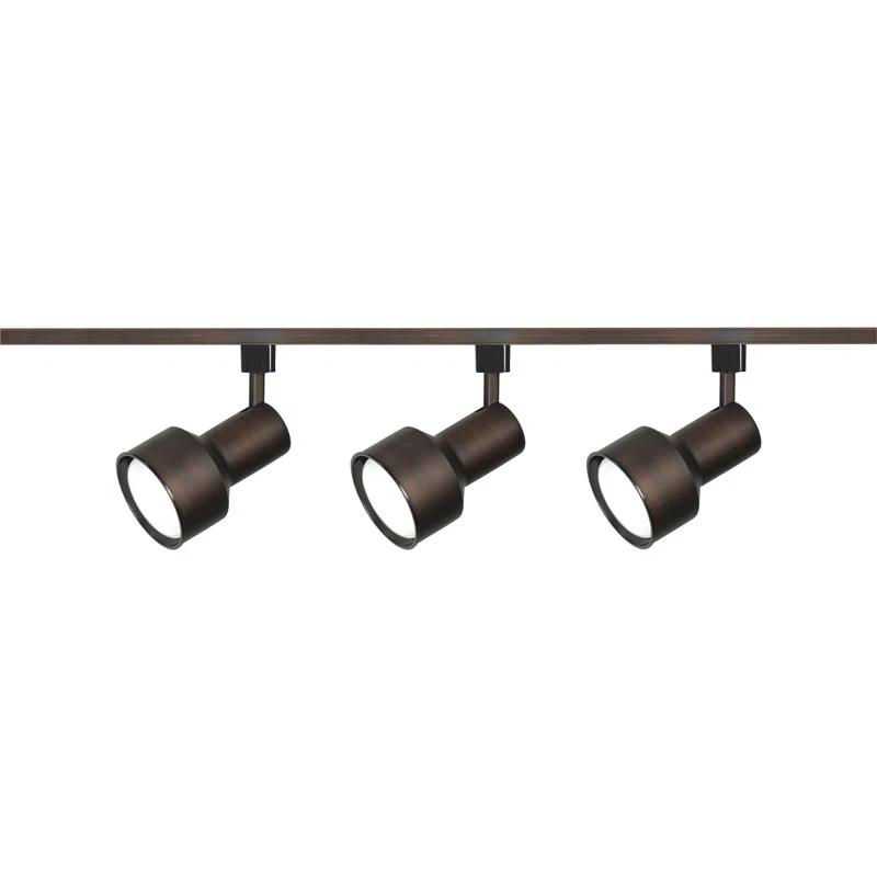 Nuvo 48'' 3 -Light Track Track Kit with Dimmable and Adjustable Head