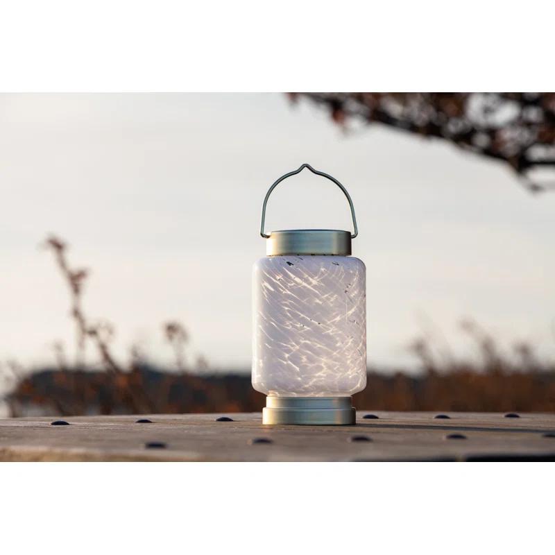 Allsop Home and Garden 7.5'' Solar Powered Integrated LED Outdoor Lantern