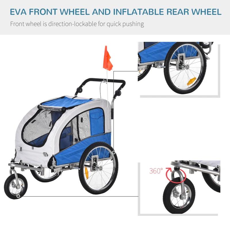 Aosom Foldable Pet Jogger Stroller