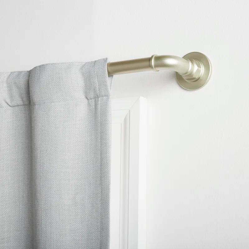 Amalgamated Textiles Exclusive Home Hyde Wrap Around Curtain Rod, Adjustable