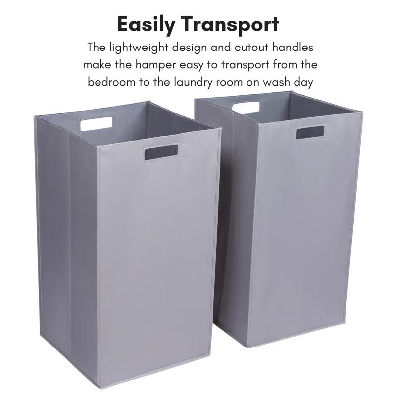 BirdRock Home Internet's Best Fabric Laundry Hamper with Handles