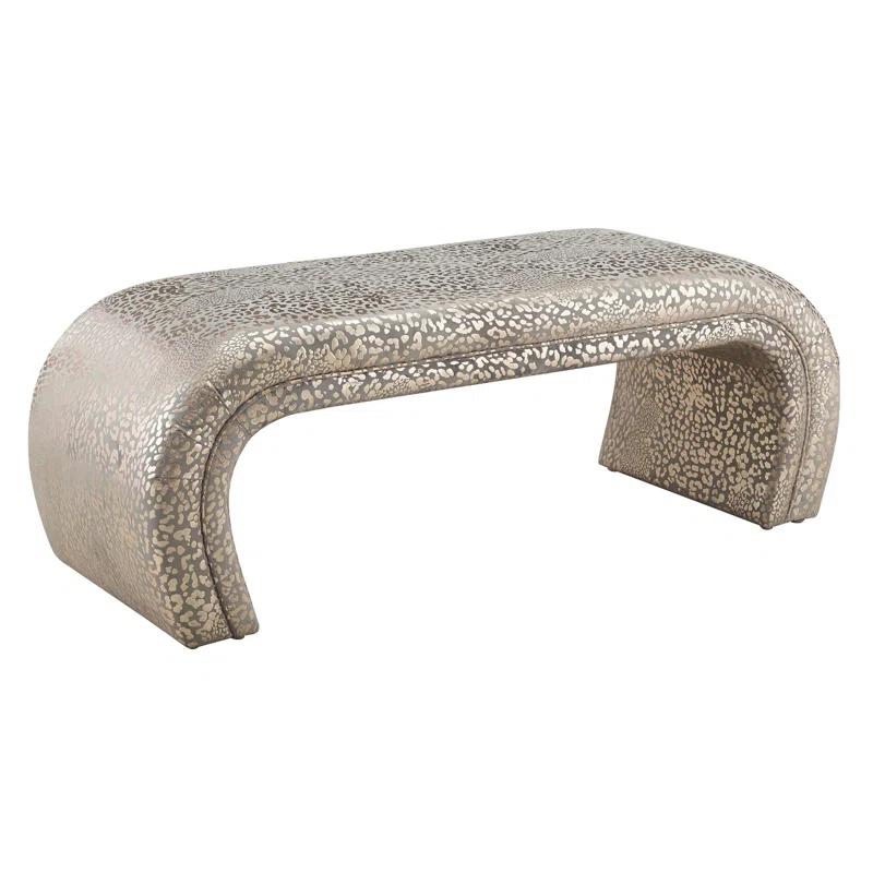 TOV Furniture Kenya Polyester Upholstered Bench