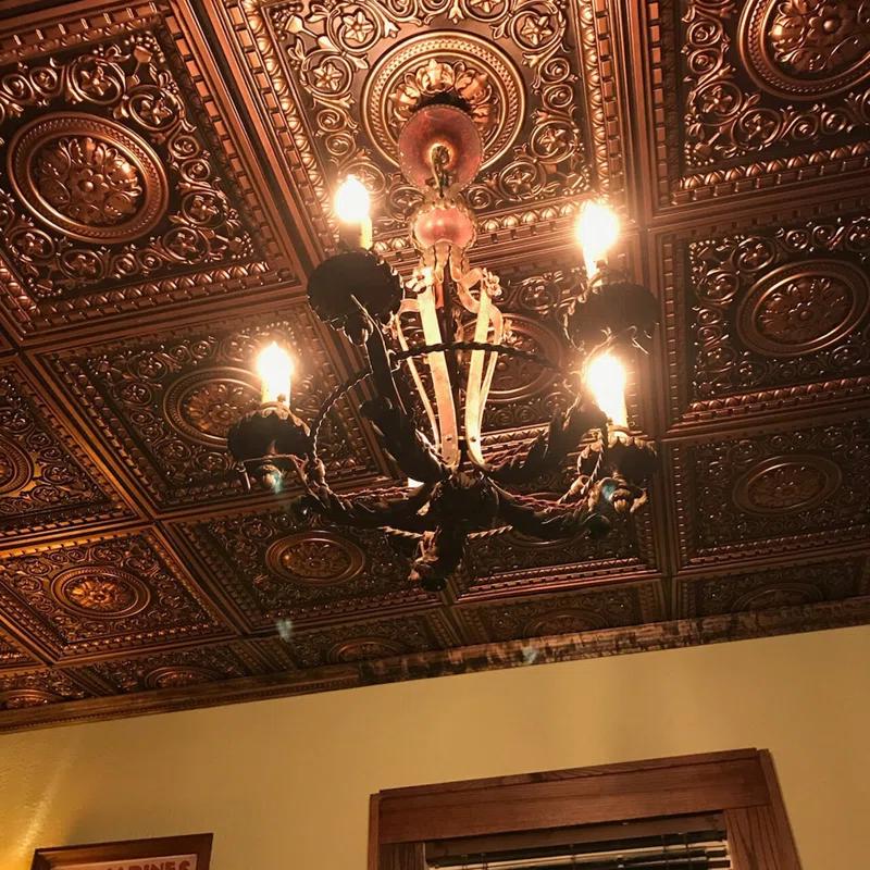 FromPlainToBeautifulInHours Rhine Valley 2 Ft. X 2 Ft. Drop-In PVC Ceiling Tile (Set of 25)