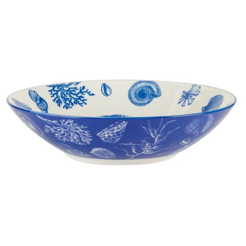 Seaside Set of 6  Soup Pasta Bowl 6 asst 9.25in Diam x 2.25in 40oz (Set of 6)