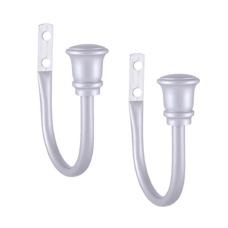 Kenney Kenney Trumpet Holdbacks for Curtains and Drapes, Set of 2