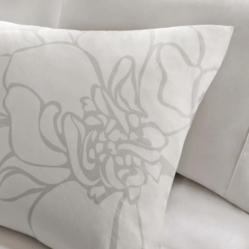 Madison Park Lola 7 Piece Floral Cotton Comforter Set