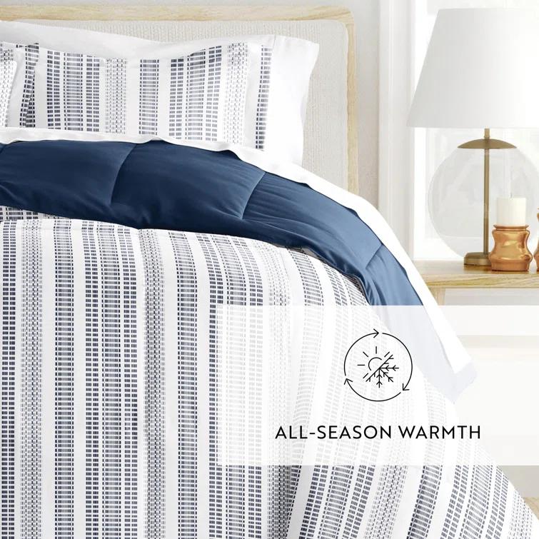 Becky Cameron Down Alternative Farmhouse Dreams Reversible Comforter Set