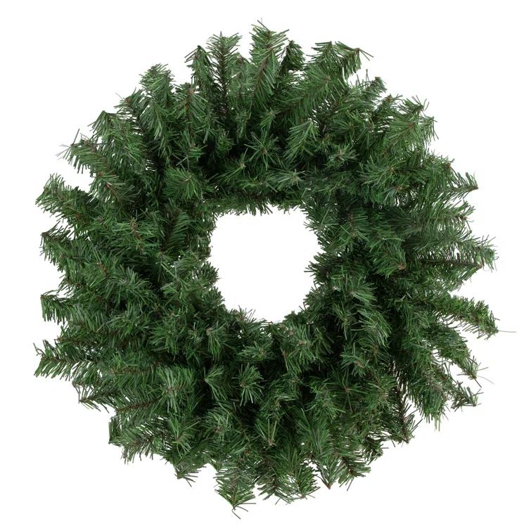 Canadian Pine Artificial Christmas Wreath Unlit