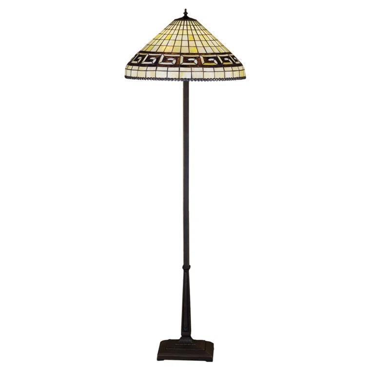 Meyda Lighting Greek 62'' Bronzed Traditional Floor Lamp