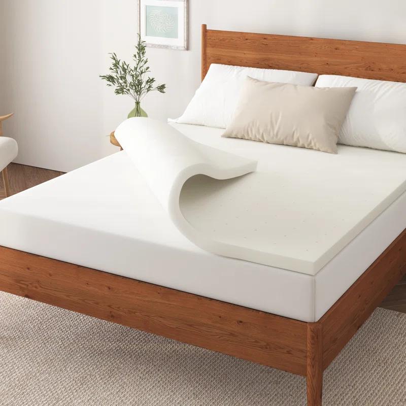 Nap Queen 4'' Ventilated Memory Foam Mattress Topper