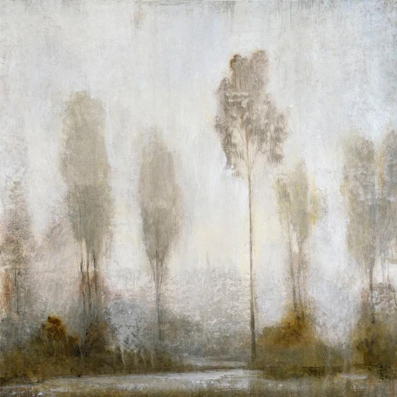 Marmont Hill "Misty Marsh II" Print on Wrapped Canvas