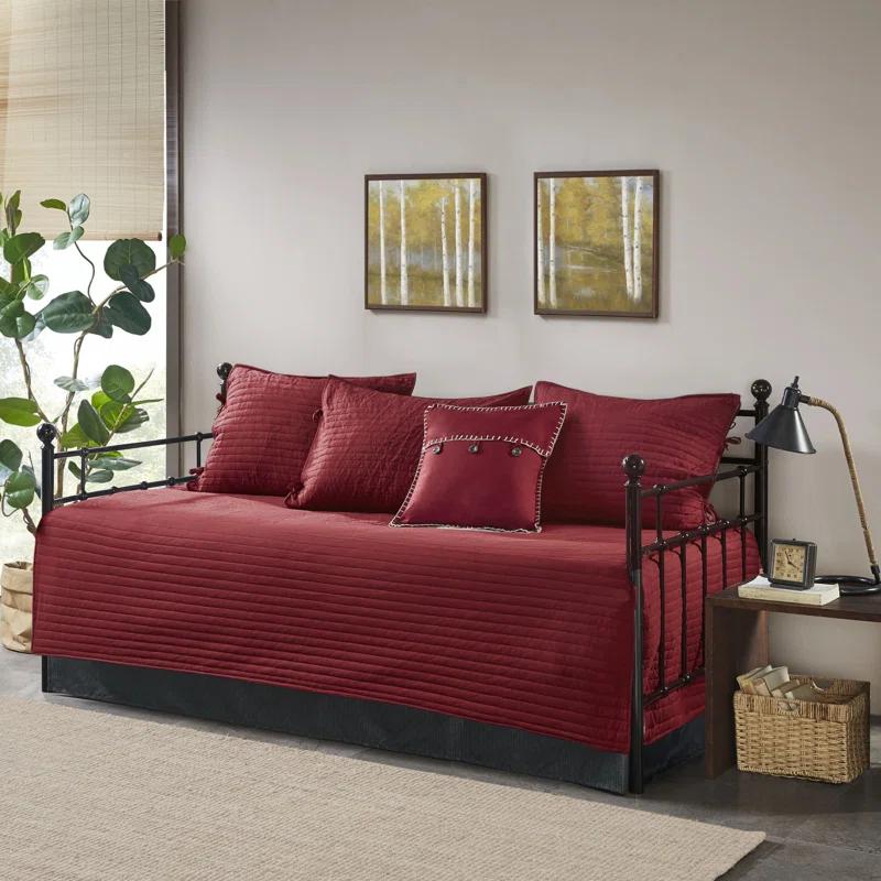 Madison Park Ridge 3 Piece Reversible Plaid Daybed Cover Set