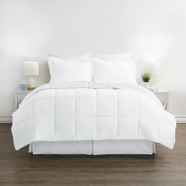 IEnjoy Home Simply Soft 8 Piece Microfiber Complete Bedding Set