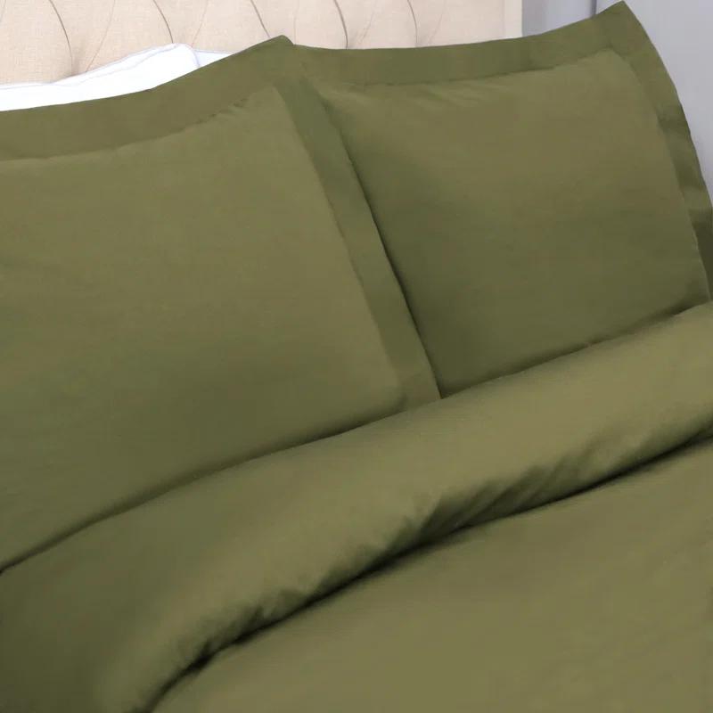 Modern & Contemporary Sateen Duvet Cover Set