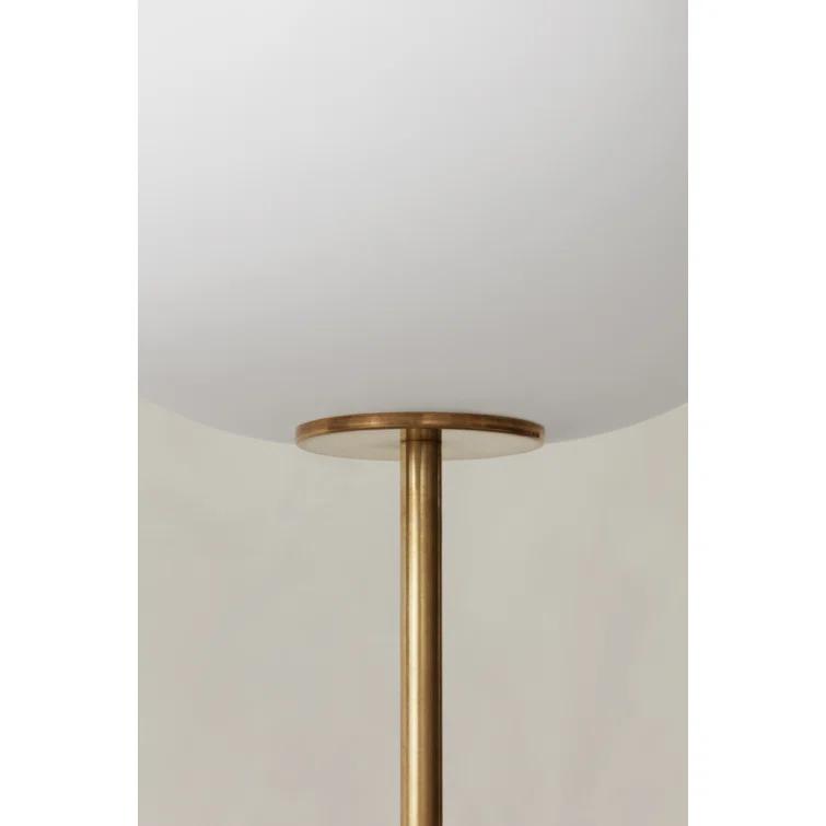 Audo Copenhagen JWDA 59" Brushed Brass Novelty Floor Lamp | Perigold