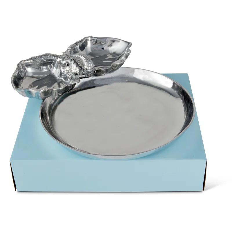 Arthur Court Designs Arthur Court Designs Elephant Aluminum Chips And Dip Platter
