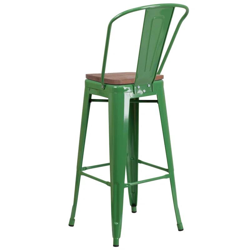 Flash Furniture Steel Outdoor Stool