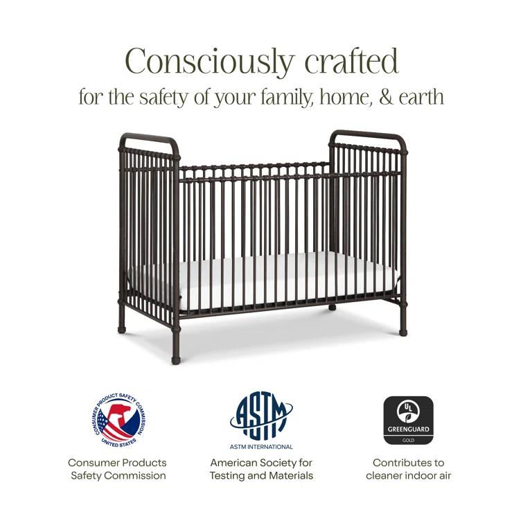 Abigail Greenguard Gold Certified 3 -in-1 Convertible Crib