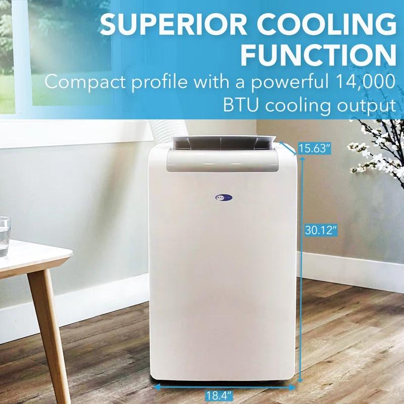 Whynter 14000 BTU Portable Air Conditioner for 500 sq. ft. with SilverShield Filter