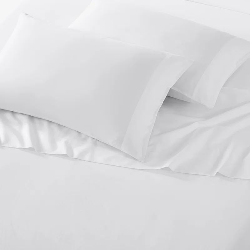 Vera Wang Vera Wang T800 Sateen Solid CVC Sheet Set