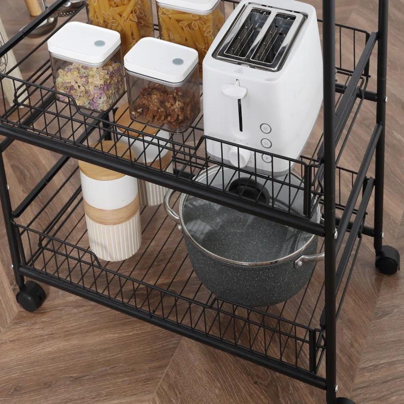 HomCom Kitchen Cart