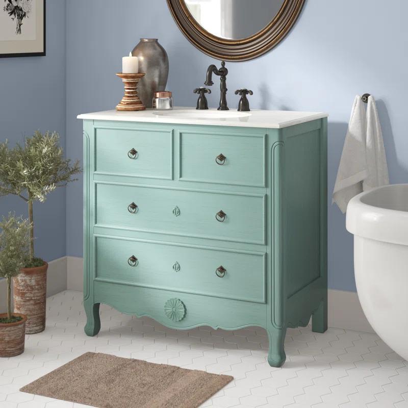 Canora Grey Medina 34'' Free Standing Single Bathroom Vanity Set