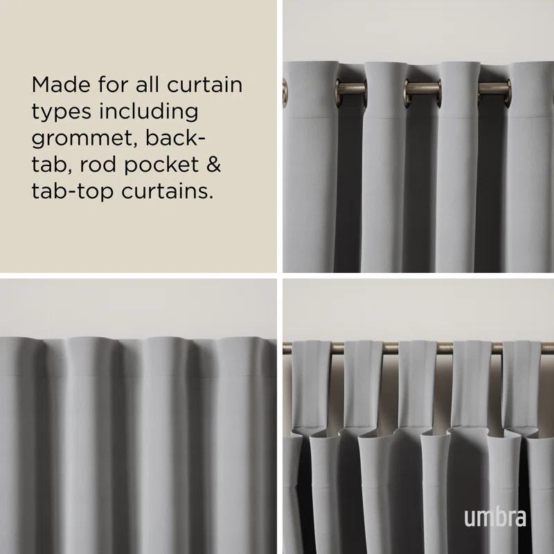 Umbra CAPPA Adjustable Single Steel Curtian Rod