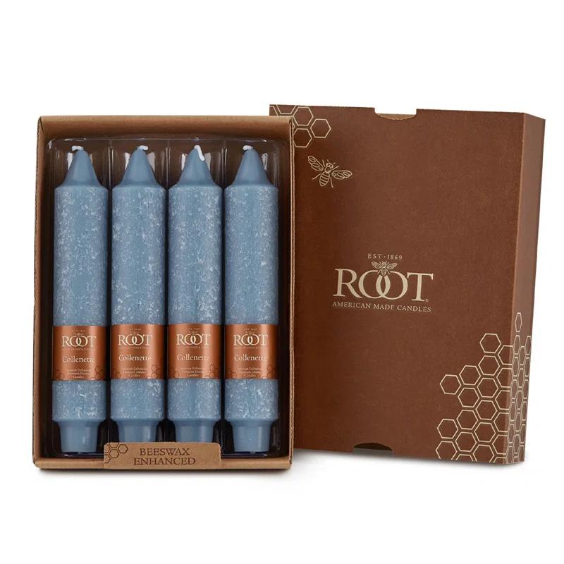 Root Candles Timberline Collenette Dinner Candle Taper (Set of 4)