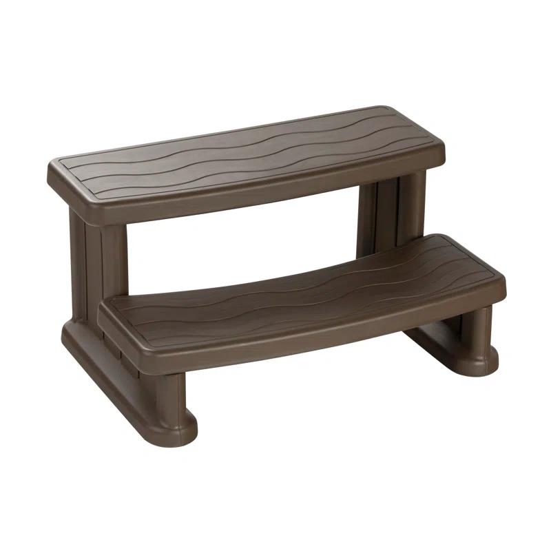 Lifesmart Spas and Saunas Lifesmart Spa Step for Square and Round Hot Tubs