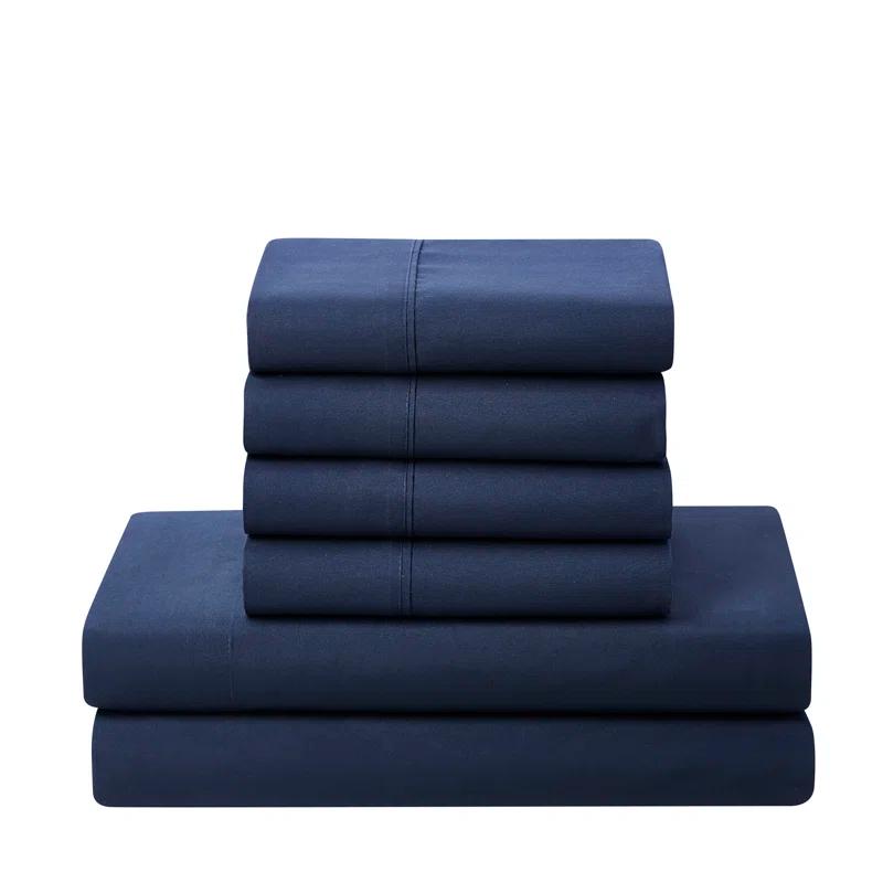 Sweet Home Collection All Season Bed-in-A-Bag 5pc/7pc Solid Color Comforter & Sheet Set Ultra Soft Bedding by Sweet Home Collection
