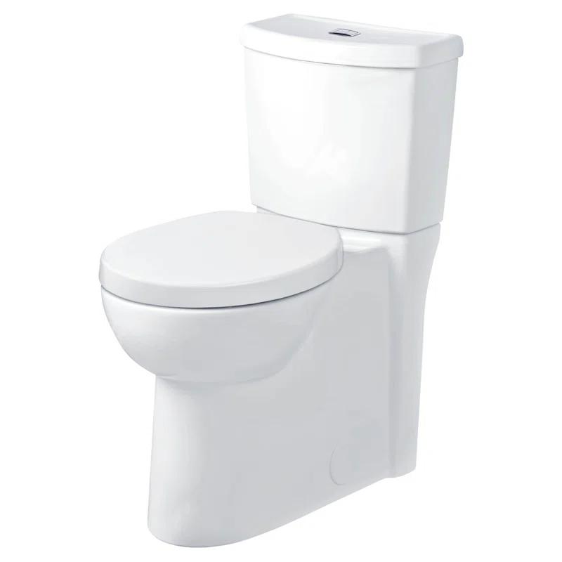 American Standard 2795204.020 American Standard Studio 1.6 Gallons GPF Round Comfort Height Floor Mounted Kit (Seat Included)