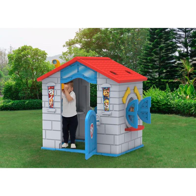 Delta Children Nick Jr. PAW Patrol Plastic Indoor/Outdoor Playhouse With Easy Assembly By Delta Children, Blue