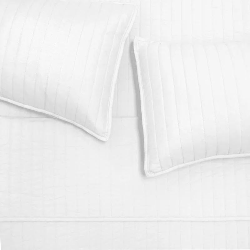 Jennifer Adams Home Slumber Cozy Soft Vertical Stripes 3pc. Quilt Set