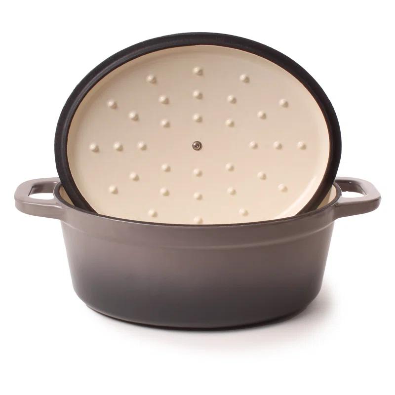 BergHOFF Neo 4Pc Cast Iron Cookware Set with 5Qt. and 7Qt. Covered Dutch Ovens