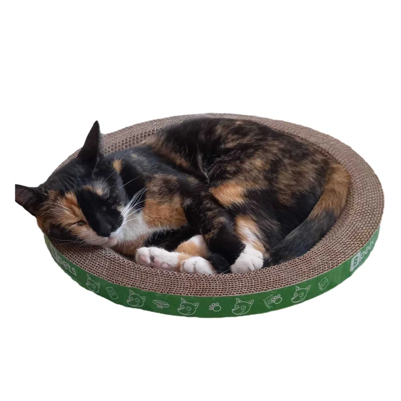 PetPro B Kitty Round Scratcher - Fun and Durable Cat Scratching Pad for Happy, Healthy Cats…