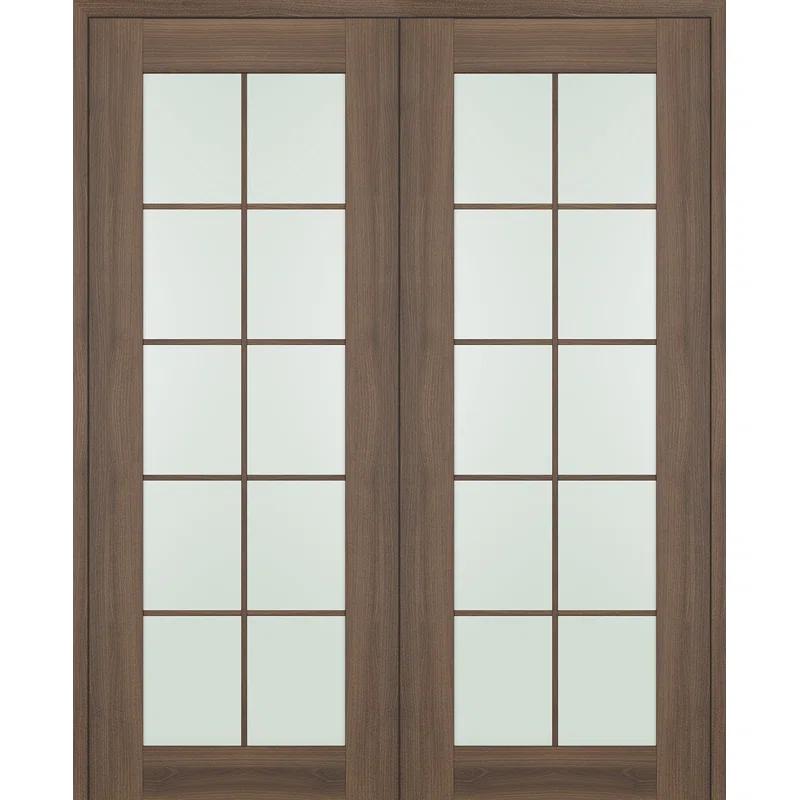 Belldinni Avon 10 Lite Solid + Manufactured Wood Paneled French Doors