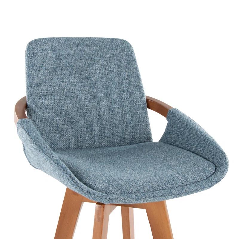 George Oliver Whitacre 29" Fabric Swivel Stool