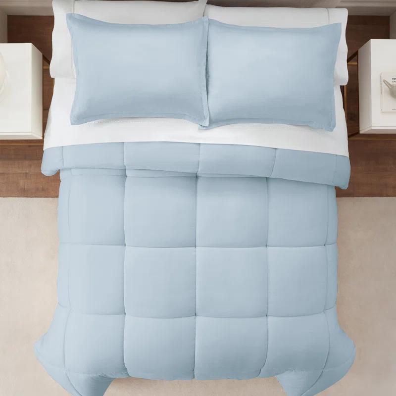 Serta Microfiber 3 Piece Comforter Set