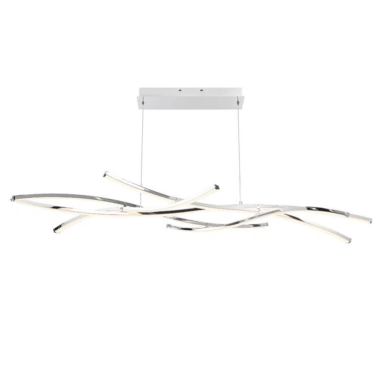 dweLED Divergence 9 - Light Dimmable LED Geometric Chandelier