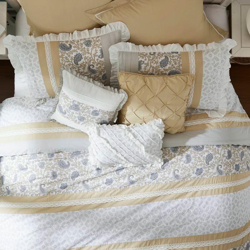 Dawn 9 Piece Cotton Percale Comforter Set