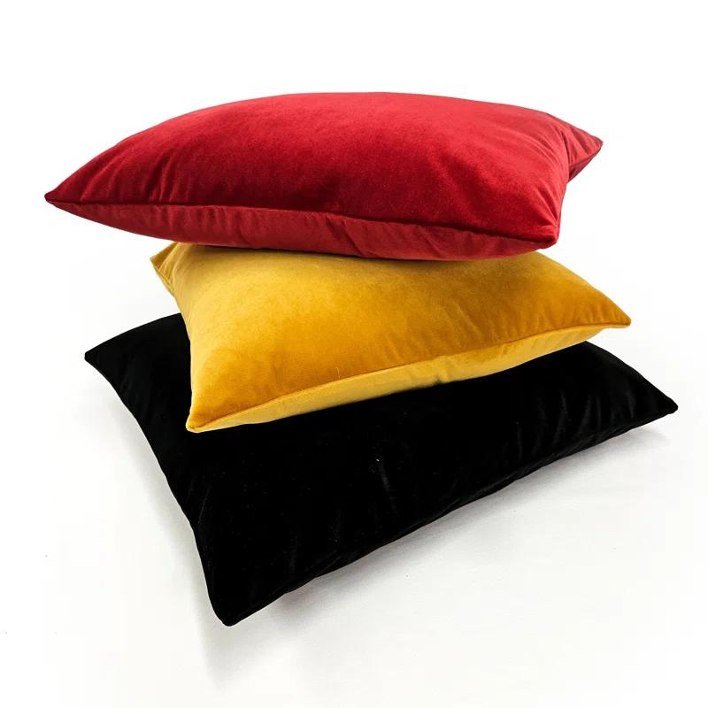 Pillow Decor Castello Velvet Reversible Throw Pillow