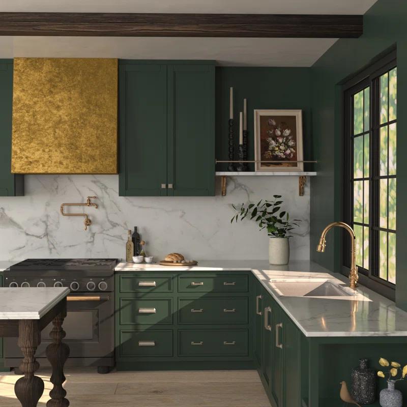 Hickory Hardware Studio Collection Handle Pull - 3-3/4" Center to Center Cabinet Pull Satin Nickel - Transitional Hardware for Drawers & Cabinets