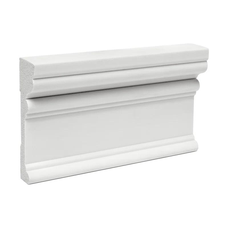 Architectural Products by Outwater L.L.C. RB03 1-1/8 in x 3-5/8 in x 6 in Long Recycled Polystyrene Door and Window Casing Moulding Sample