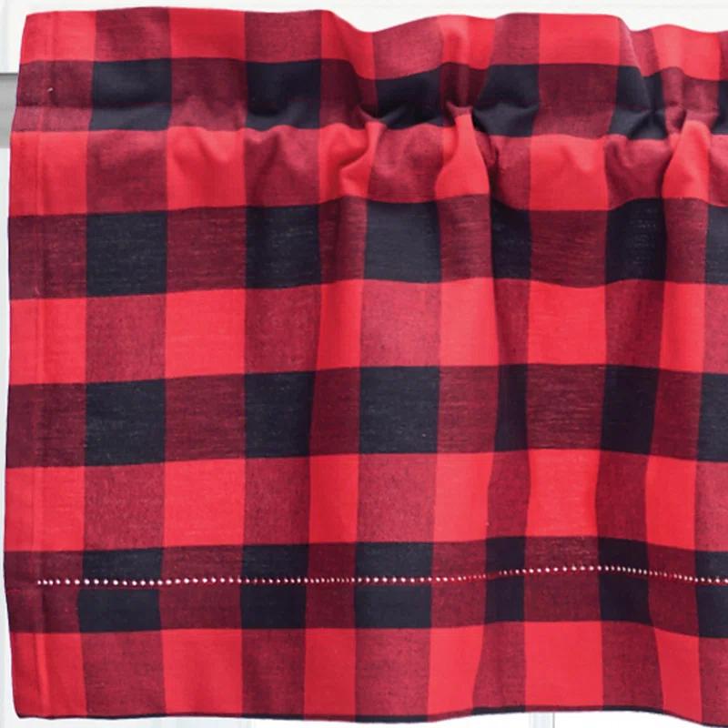 C&F Home Franklin Cotton Valance Window Treatment (Set of 2)