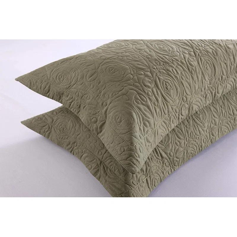MarCielo P-solid Shams Pillow Sham (Set of 2)