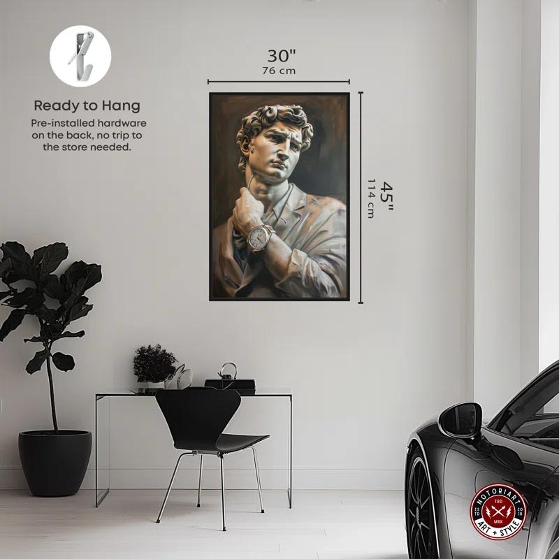 Notori Art Notoriart Classy Sculpture Framed Style 1 Piece Canvas Wall Art