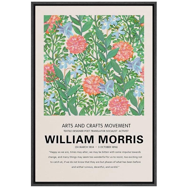 SIGNLEADER " Rose Flower Garden Nature Wilderness Illustrations " by William Morris